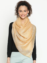 Timeless Wool-Blend Scarf – Paisley in Rich Contemporary Mustard Yellow Color