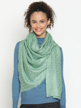 Pure Cashmere Mint Green Stole