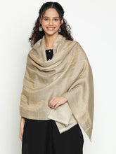 Reversible Zari Toosh Shade Cashmere Stole – Contemporary Festive Edit