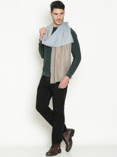 Ombre-Dyed Pure Cashmere Muffler – Light Blue and Toosh
