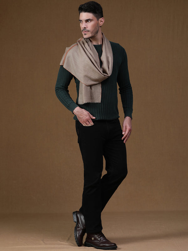 toosh Embroidered Cashmere  Muffler