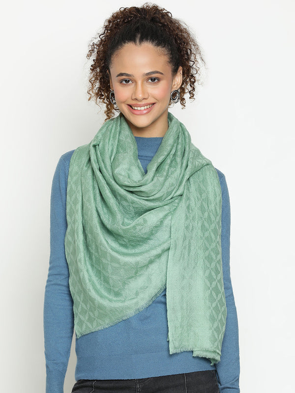 Mint Green Cashmere Stole