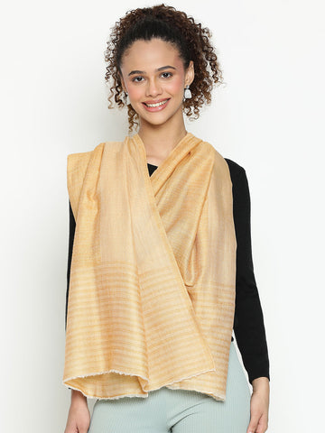 Reversible Mustard Wool Stole