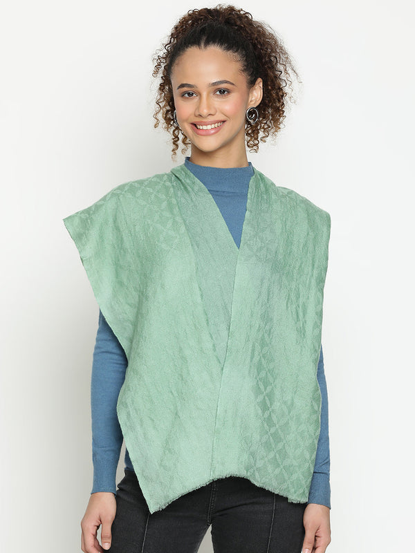 Mint Green cashmere stole