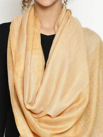 Reversible Mustard Wool Stole