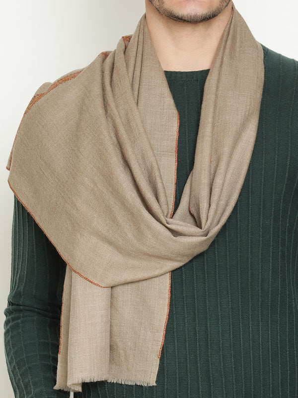 toosh Embroidered Cashmere  Muffler