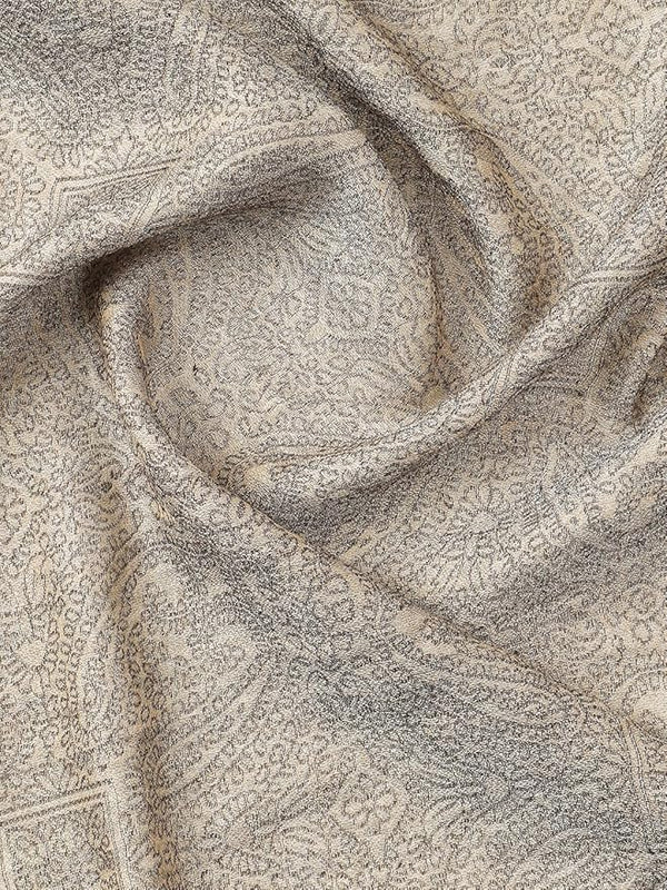 Lustrous Paisley Wool Shawl